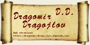 Dragomir Dragojlov vizit kartica